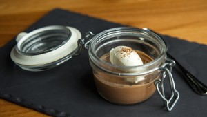 The Avoca coffee and chocolate pot de crème was thick and decadent. Photo by Brian Hutson.