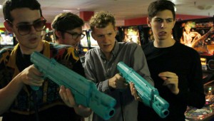 The heroes of "Summer Night" spend part of their evening at an arcade.
