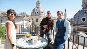 Alicia Vikander, Armie Hammer, and Henry Cavill enjoy a sunny afternoon in Rome in The Man From U.N.C.L.E.