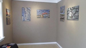 There are lots of groovy paintings for sale at Artful Village.