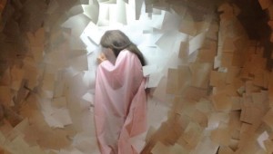 Wilkinson’s installation piece was on display during Bobby on Drums at Shipping & Receiving.