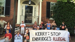 Protestors were enraged by the State Department’s actions. Courtesy of Natasha Geiling, ThinkProgress.