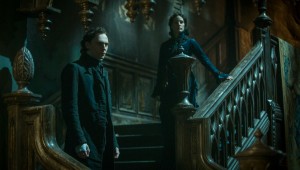 Tom Hiddleston and Jessica Chastain preside over a dark realm in "Crimson Peak."