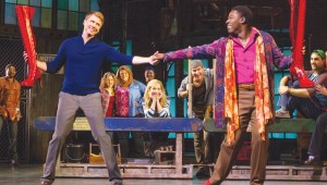 Steven Booth and Kyle Taylor Parker kick up their (high) heels in Kinky Boots at Bass Hall.