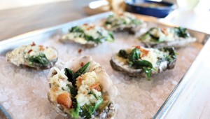 The Dive’s Roc-A-Fella oysters were sweet and tender. Photo by Kayla Stigall.