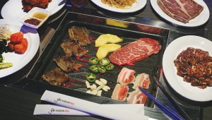 If you overcook your own food at Jin Korean BBQ, you can always go back for more. Photo by Lee Chastain.