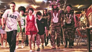Young Dais (left) leads different street gangs against a common enemy in Tokyo Tribe.