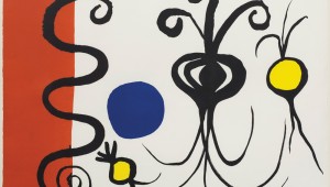 Alexander Calder’s “Trois Oignons” is up for sale at the Modern’s From the Vault auction.