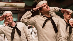 Channing Tatum and fellow sailors dance in "Hail, Caesar!"