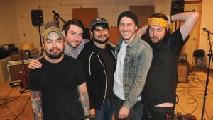 Smith (second from left): “We kind of wanted to redefine the band.” Photo by Kayla Stigall.