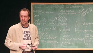 Patrick Bynane chalks up the inaccuracies of Amphibian Stage Productions’ Isaac’s Eye.