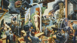 “Hollywood” is one of the pieces in American Epics: Thomas Hart Benton and Hollywood at the Amon Carter Museum.