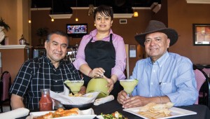 The Aguillon Brothers serve New Mexican flowers in Tex-Mex country. Photo by Ryan Burger.