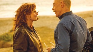 Susan Sarandon and J.K. Simmons have a romantic moment on a West Coast beach in The Meddler.