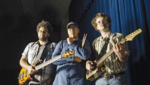 (From left to right) Luis Moreno, Justin King, and Jack Bellomy are the core players in Black Market Garden. Photo by Armando Vera.