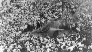 Another photo of the horror by Waco photographer Fred Gildersleeve. Courtesy Wikipedia via the NAACP.