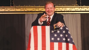 Seth Johnston blazes a polluting trail in American politics in Drag Strip Courage’s Atwater: Fixin’ to Die.