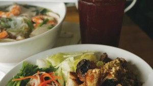 Nha Trang’s Bun Thit Nuong Cha Gio was on point. Photo by Lee Chastain.