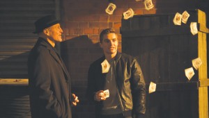 A card trick goes awry for Woody Harrelson and Dave Franco in Now You See Me 2.