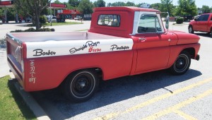 Straight Razor Steve’s ‘65 Chevy C10 will be on display Saturday. Photo by ROWAN LEHR.