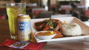 The lomo saltado was a traditional stir-fry that bowed to Peru’s Asian heritage. Photo by Lee Chastain.