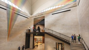 Gabriel Dawe’s Plexus No. 34 greets visitors to the Amon Carter Museum through 2018. Photo courtesy of The Amon Carter Museum.
