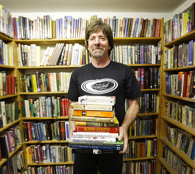 Who knows what you’ll find at Recycled Books and Records? Staffer Craig Foster offers a stack of possibilities. Vishal Malhotra gs_8