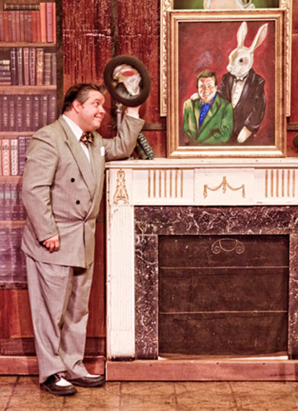 Cleveland’s final performance as Theatre Arlington artistic director was as Elwood P. Dowd in Harvey. Courtesy BJ Cleveland feat_2