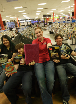 The staffers at Entertainmart show part of the reason that their store is a winner. Vishal Malhotra entertainment