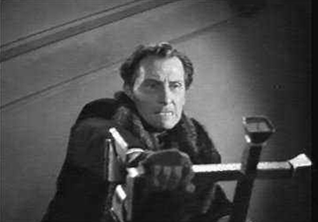 Peter Cushing fought vampires with faith and an improvised cross.