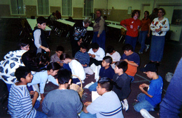 Students at Richard Wilson Elementary School take part in an after-school program offered by SAM.