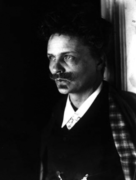 A photographic self-portrait by August Strindberg.