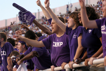 TCU students are cheering louder these days, but sellouts are rare.