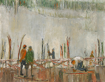 Pemberton painted ‘The Bishop’s Lodge’ after a Christmas vacation in Santa Fe, N.M., in 1961.