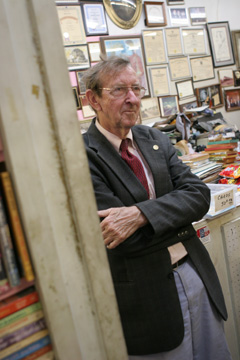 Bill Miller, owner of Bill’s Books, thinks some of Johnson County’s policies are ‘just wrong-headed.’
