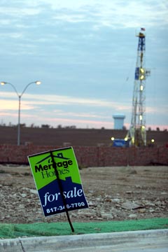 Look in any part of Fort Worth, and you’ll find new homes going up near gas wells.