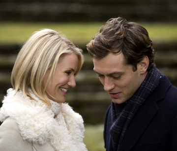 In ‘The Holiday,’ charmer Jude Law is outdone by the accidental charm of Cameron Diaz.