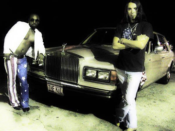 Johnny Linix (left) and Dane Manshack got some hot wheels to hit the road to stardom.