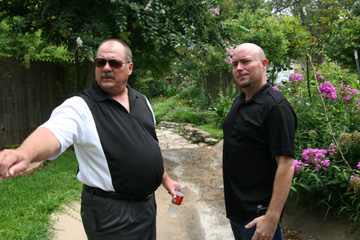 McBee, left, and Robinson helped make their neighborhoods’ case to the Fort Worth Plan Commission.