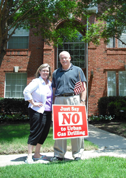 Beckie Belcher, shown with her husband: “There’s no amount of money that will convince me it’s OK ... .”