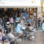 The Cap Bar was packed throughout the day, even during the heat of the early afternoon.