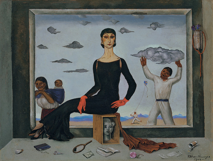 Roberto Montenegro. The First Lady, 1942. Oil on cardboard.