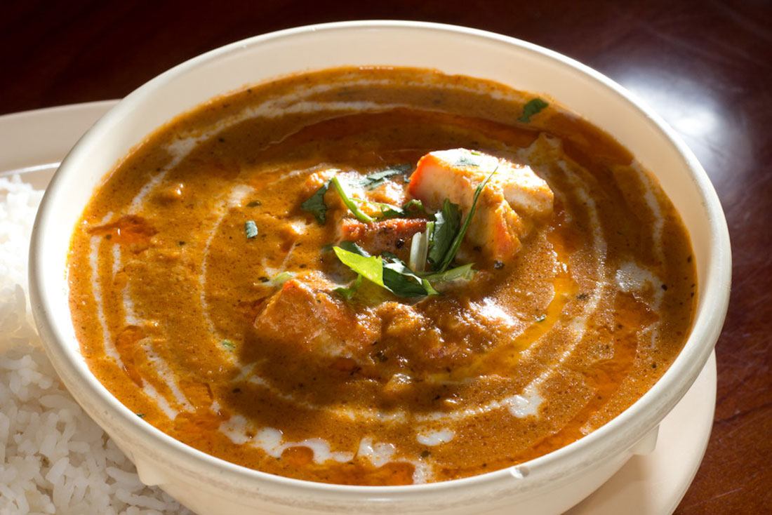 The fare, including the Chicken Tikka Masala, is unassuming but flavorful at Spice India. Chase Martinez