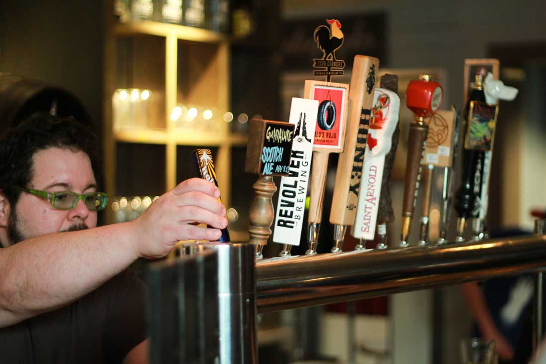 Brewed’s main focus is a big selection of beer and coffee — but the food is also pretty fine. Willex Tindell