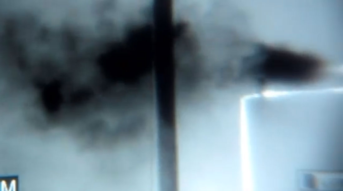 A screenshot of the Delga Park video shows how dangerous gas-drilling disposal tanks can be. Calvin Tillman