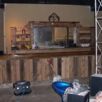 This is one of two bars at Whiskey Girl -- there also will be two beer tubs up front and a Whiskey Bar in the back.