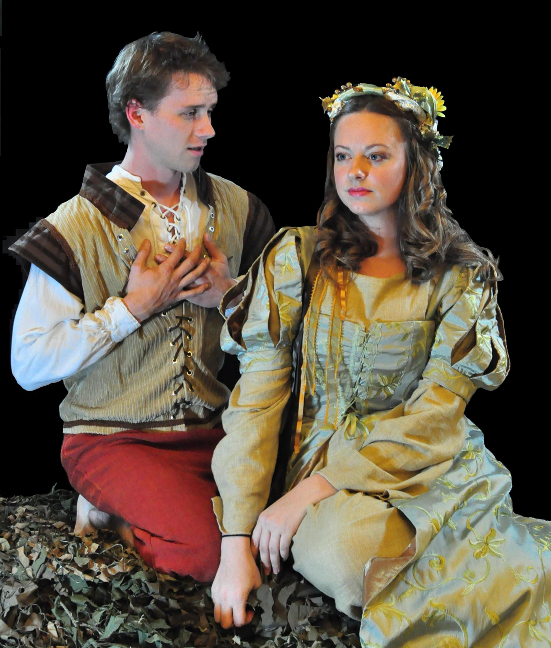 Libby Hawkins Roming and Nathan Dibben star in Stolen Shakespeare’s The Winter’s Tale.