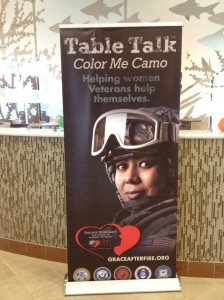 Grace After Fire holds “Table Talk” sessions for women veterans around the state. Lily Casura