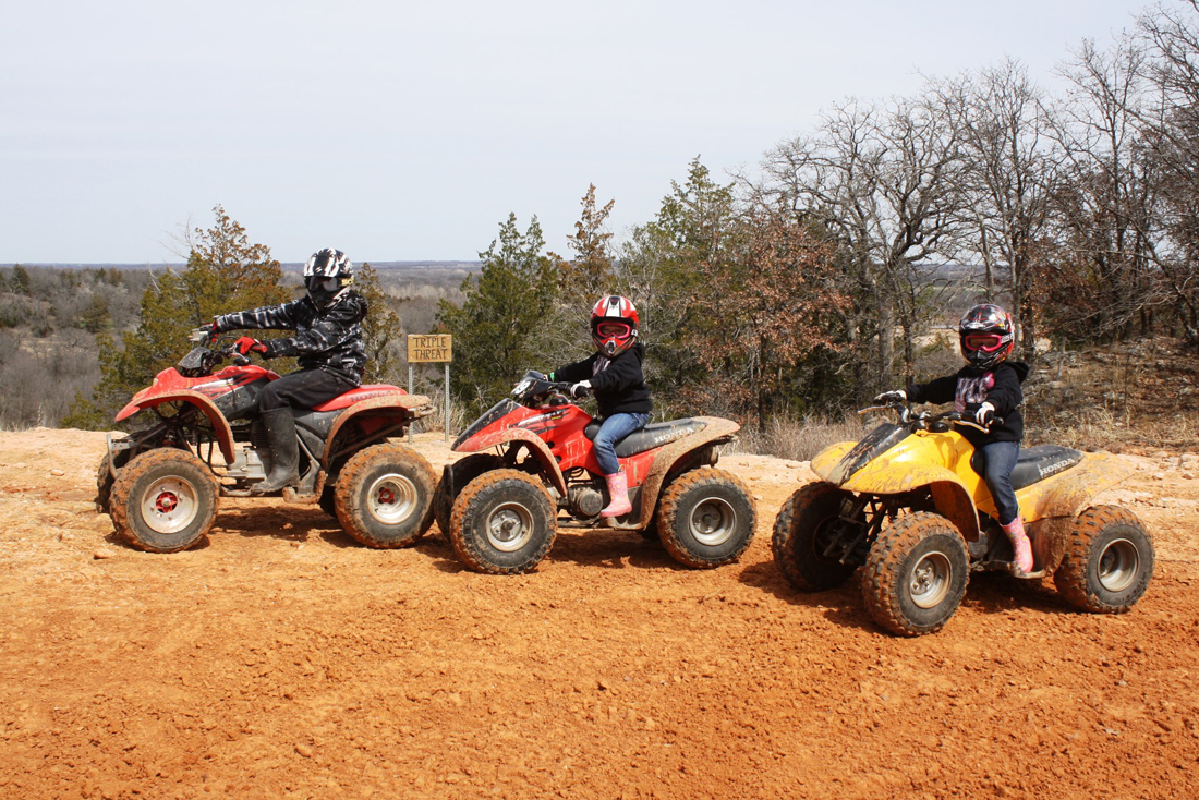 Operators of Red River Motorcycle Trails, an off-road park, are challenging EOG Resources’ request for a sand mining permit. Courtesy Red River