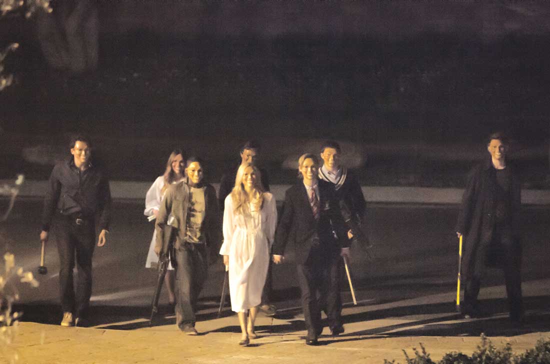 These aren’t trick-or-treaters coming to your house in The Purge.